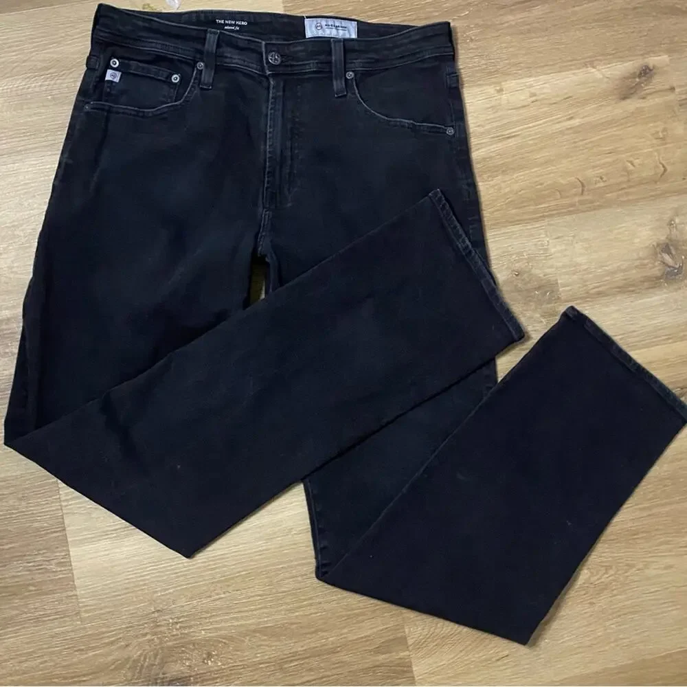 AG Adriano Goldschmied The New Hero Relaxed Fit Men's Dark Wash Jeans Size 34